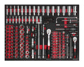 145PCS EVA Foam 1/4"3/8"DR.Sockets Selling Product Ratchet  Wrenches Hand Tools Socket Wrench Spanner or Set Mechanic Tool Set