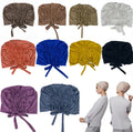 New Arrival Modal Stretch Solid Color Bottoming Hat Islamic Muslim Ruched Elastic Lace-up Women Underscarf Inner Hijab