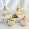 25ml New Design Patented Plum Blossom Flower Metal Perfume Glass Essential Oil Refillable Attar Bottle Factory Outlet#81147