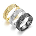 2023 Hip Hop New Frosted Gold Silver Plated Stainless Steel Rings for Men Women Jewelry Gifts Anillo De Acero