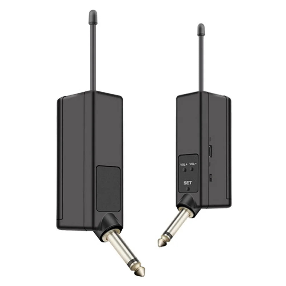 Professional Wireless Guitar Bass Transmitter Receiver System Rechargeable Portable Audio Transmitter for Electric Guitar Bass