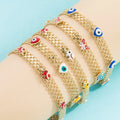 Wholesale Creative Bracelet Multi Layers Chain Link Bracelet Elephant Butterfly Eye Bracelet