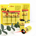 4 Rolls Solid State Insect Bug Fly Glue Paper Catcher Trap Ribbon Tape Strip Sticky Flies Cool Fly Trap