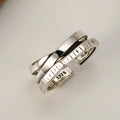 ICEBELA Original Design S925 Sterling Silver Thread Ring Vintage Versatile Thai Silver Geometric Ring Opening for Girl