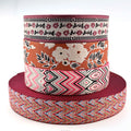 China Manufacturer's Custom 100% Polyester Jacquard Webbing 50mm Braided Manufacturer's Custom Polyester Jacquard Webbing
