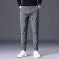 Casual Pants Men's New Business Pants Slim Straight Men's Pants Elastic Waist Trousers