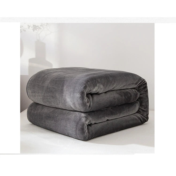 Quality  Custom Wholesale Fleece Blanket Double Bed Big Size Flur Blanket