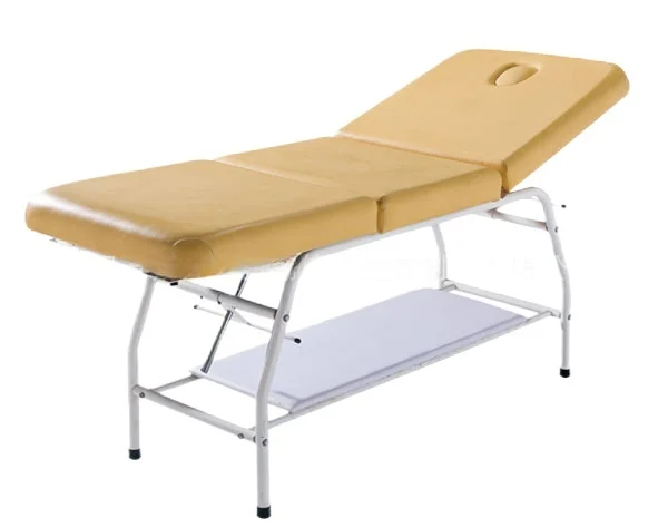 Modern Stainless Steel Hotel Beauty Bed Set with Electric Pedal-Controlled Massage Table for Salon Use High-Density Sponge