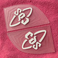 Fashion Shape Soft Garment clear PVC Bag Badgecustomize 3D Transparent Silicone Rubber Patch for Clothing