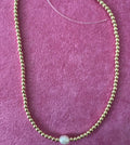 Beadsnice 14K Gold Filled Beads Pearl Necklace with Clasp Trendy Jewelry