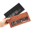Luxury Transparent Press on Nail Empty Custom Storage Box with Recycled Materials Glitter Portable Design & Bronzing Finish