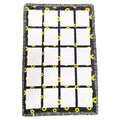 Qualisub Personalized 20 Panels Sunflower Dot Blanket Sublimation Blanket Blanks for Family Love DIY Design Stock Blank Blanket