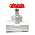 200psi 316 Thread Stainless Steel Globe Valve With Red Handlewheel