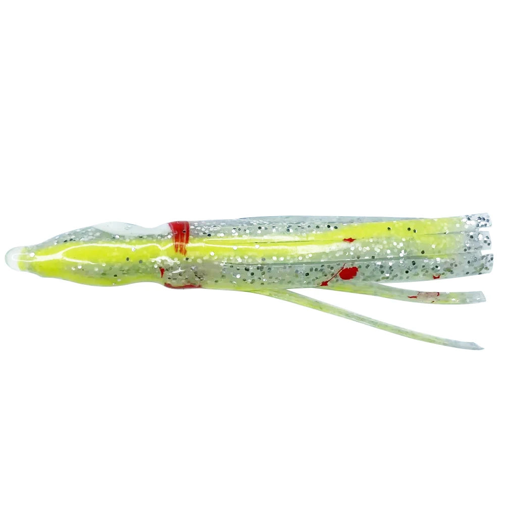 Newbility Custom Wholesale 6cm 1g  Octopus Squid Skirt  Artificial Slow Jigging Fishing Soft Plastic Silicone  Lures Bait