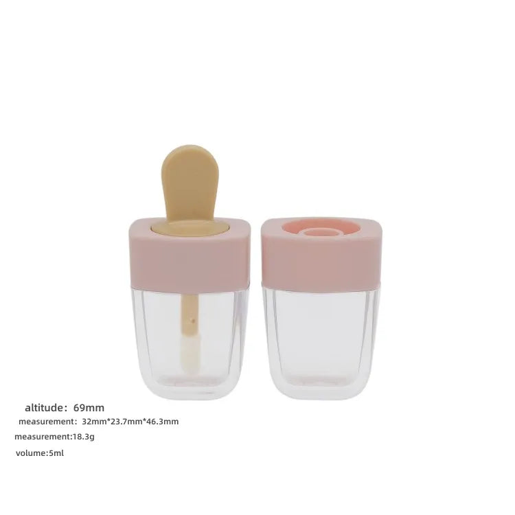 4.5ml Transparent PP Plastic Lip Gloss Bottle Empty Makeup Tool for Cosmetics and Beauty Products