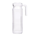 Hxglass Water Kettle Summer Borosil clear 1.1L Glass Pitchers Jug with Lids for Cold and Hot Water