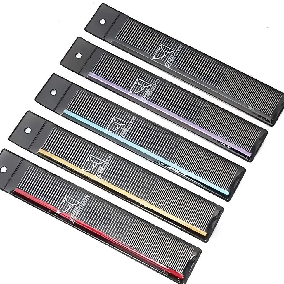 Professional Multi-colored Straight Pet Combs Long & Short Cat Grooming Comb Stainless Steel Dog Deshedding Comb