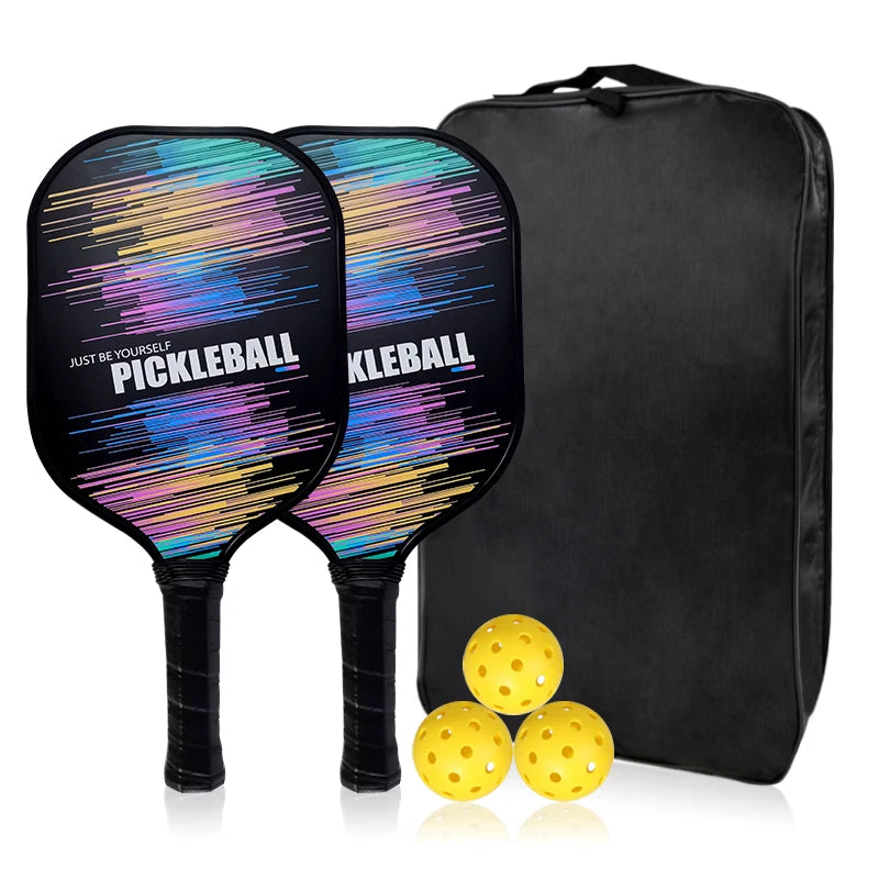 China the New Colored Carbon Fiber Pickleball Paddles Pickelball Paddle Set