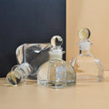Hot Sale 100ml Square Glass Decanter for Tequila Whisky Bourbon Rum with Glass Cork