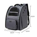 Factory Wholesale Not Easily Deformed Breathable Pet Travel  Backpack Pet Carrier Backpack