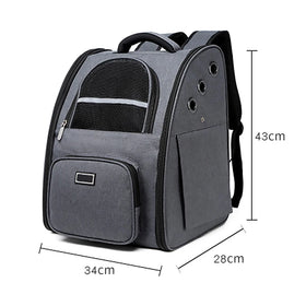 Factory Wholesale Not Easily Deformed Breathable Pet Travel Backpack Pet Carrier Backpack