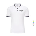 Lidong Custom Men's for Polo T-Shirts Black and White Low MOQ Loose Fit Knitted Fabric with Printed Pattern