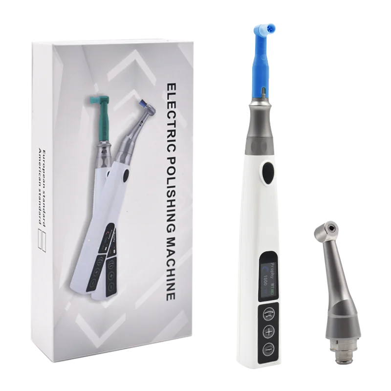 2 Mode Straight and Contra Electric Dental Prophy Handpiece 4:1 Reduction Endomotor for Teeth Polisher Whitening