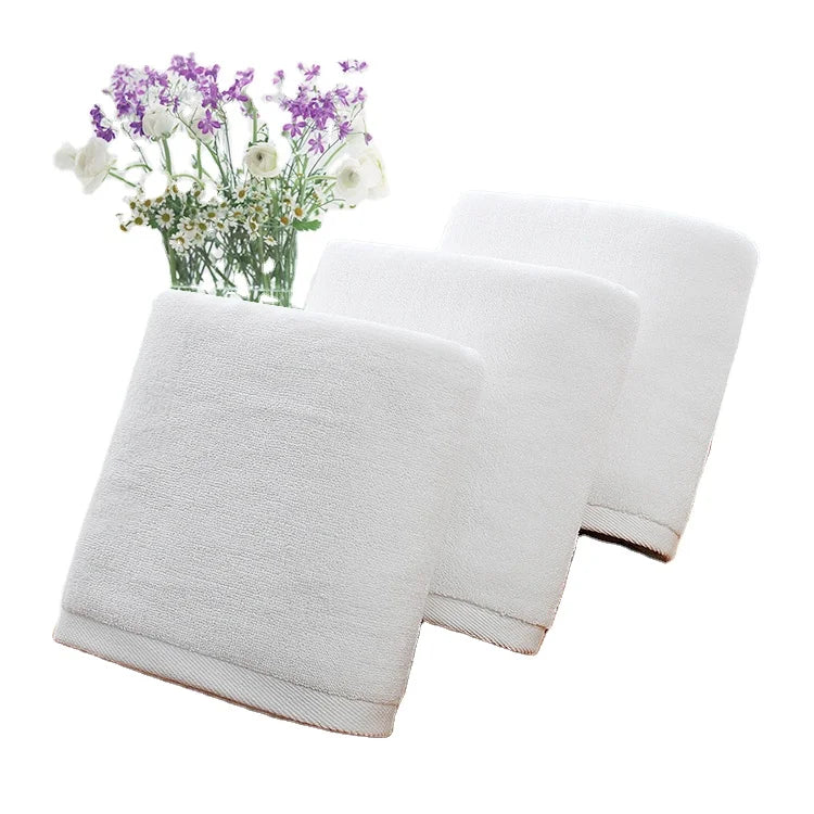Wholesale 100% Egyptian Luxury Cotton White Colors Hotel Bath Towels
