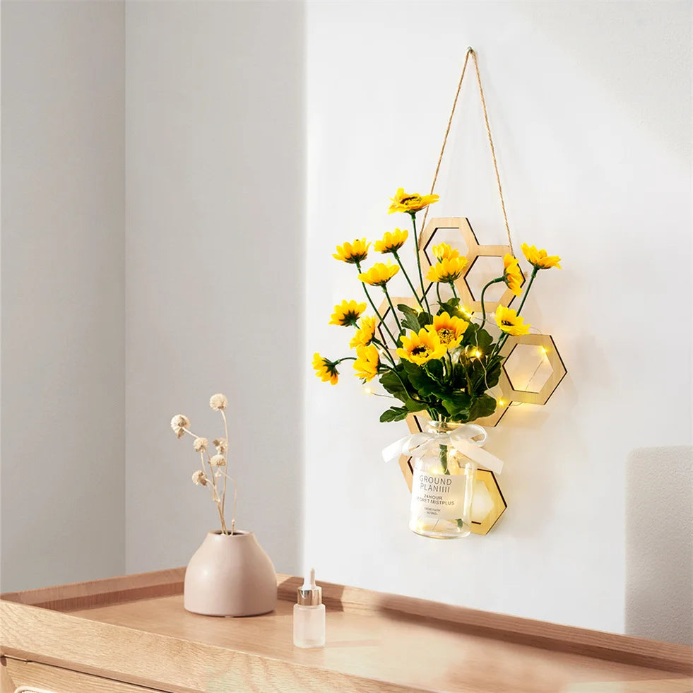 2024 Home Decoration Wood Laser Cut Wall Hangings Creative Wall Decoration