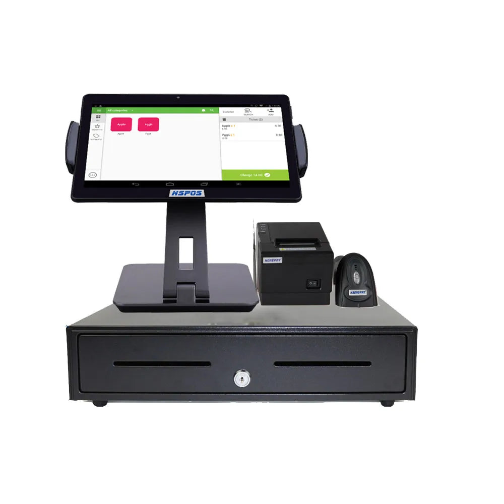 All in One POS System Cash Register 10 Inch Android POS Machine with Software