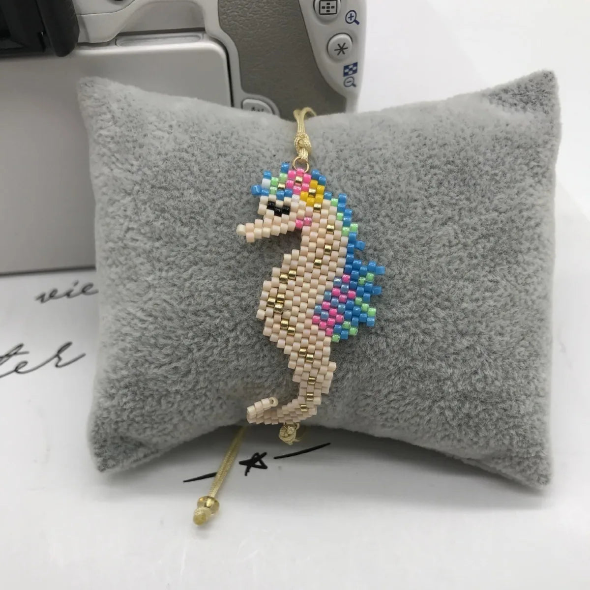 Handmade Bohemian Style Woven Beaded Women's Bracelet Cute Animal Fashion Pattern Adjustable Women's Anniversary Gift Bracelet