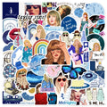 50Pcs Singer  Decorative Stickers Label for Suitcase Laptop Bike Guitar Scrapbook Skateboard Waterproof Sticker