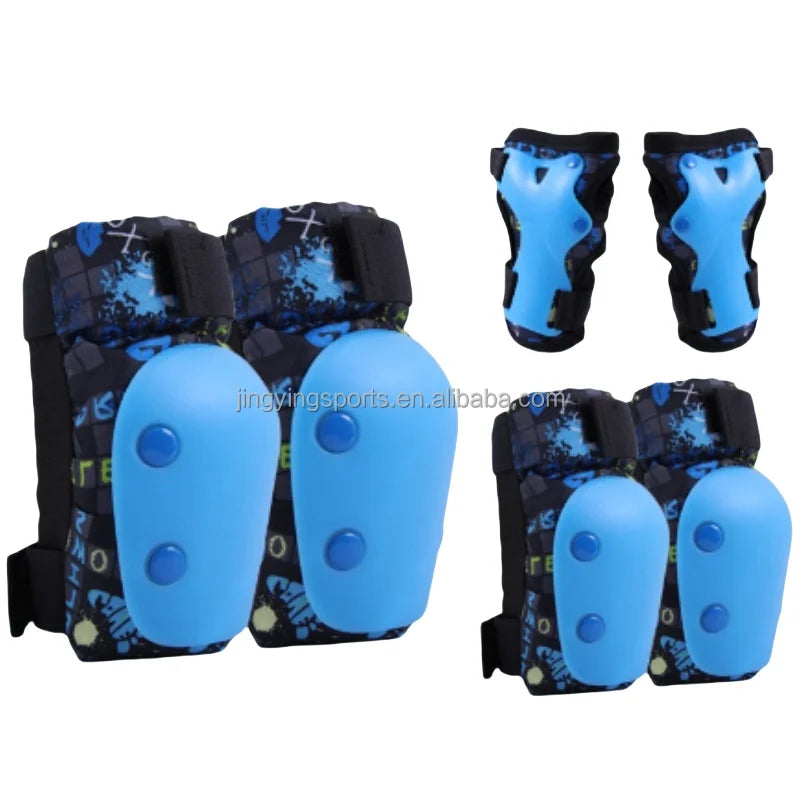 Balance Skateboard Protective Gear Wrist Elbow Knee Pads Professional Roller Skate Cycling for Kids Adult Knee Protector