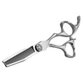 XW06-55V HUASIS Beauty 5.5INCH High Quality 6CR13 Stainless Steel Right-Handed 28 Teeth Barber Hot Hair Cut Thinning Scissors