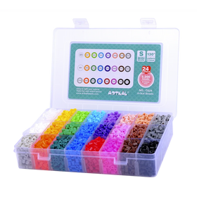 Parent-child Diy Toys Children 5mm Fuse Beads Boards Artkal Beads Box Perler Bead