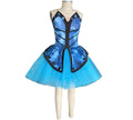 OEM Dance Dress Women Blue Lycrial butterfly Ballet Tutu Dress Children Tv & Movie Costumes Romantic Stage Tutu Dress Ballet