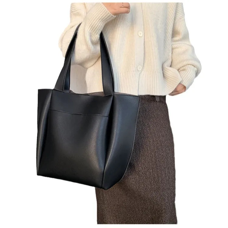 Custom Wholesale Fashion Cheap Quality PU Leather Women Tote Bags Lady Shoulder Hand Bags Custom Shopper Bag Pu