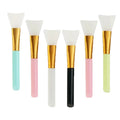 Private Label Cosmetic Tools SPA Makeup Applicator Brush Soft Silicone Face Mask Brush