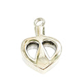 Stainless Steel Heart Cremation Urn Keepsake Necklace Hollow Heart Pendant Holder Memorial Jewelry Water Drop Charm Ashes Urn