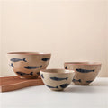Factory Direct Sale Good Quality Simple Style Different Sizes Noodle Rice Bowl Set Round Ceramic Bowls