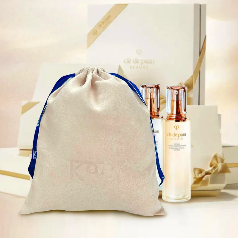 Custom Logo Drawstring Storage Bag Suede Luxury Dust Bags Organizer Pouch String Bag for Handbag Shoes