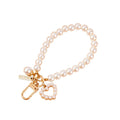 Love Pearl Shell Car Key Chain Bag Mobile Phone Pearl Beaded Chain Pendant Trinket Wholesale