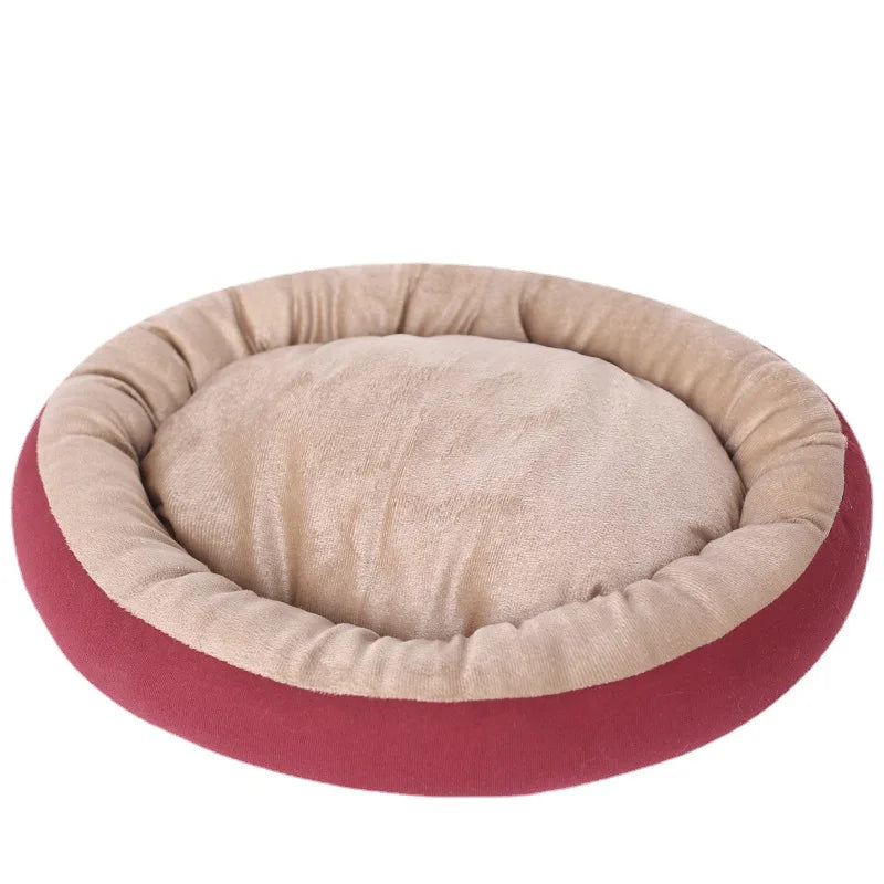 Soft Donut Cushion for Large Dog  Comfortable Washable Cat Bed Warm Round Customized Pet Sofa