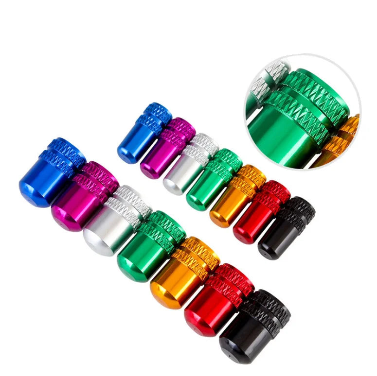 23093 TOOPRE Ultralight Alloy Schrader Cover Road Bike Presta Cap AV FV Bicycle Valve Cap