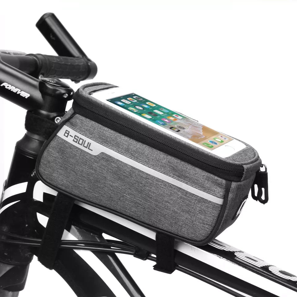 B-soul Waterproof Bicycle Front Bag Outdoor Cycling Travel Portable Bike Phone Bag Rainproof Bicycle Bag