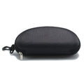 Fashion Custom logo Thick EVA Hook Black Oxford Glasses Box Metal Zipper Sunglasses Case