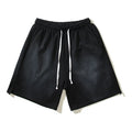 Custom Unisex Bulk Blank Casual Breathable Mid-Rise Acid Washed Raw Edge French Terry Cotton Vintage Shorts for Men