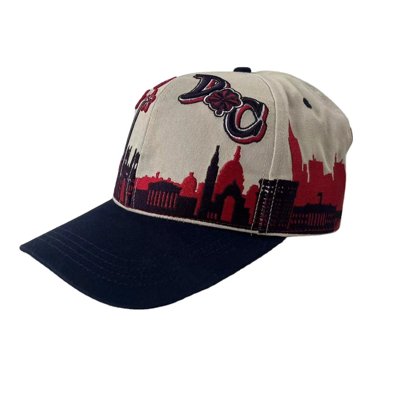 Baseball Caps Custom Embroidery logo Cotton 6 Panel Unisex Custom Embroidery logo Baseball Cap Vintage Baseball Cap