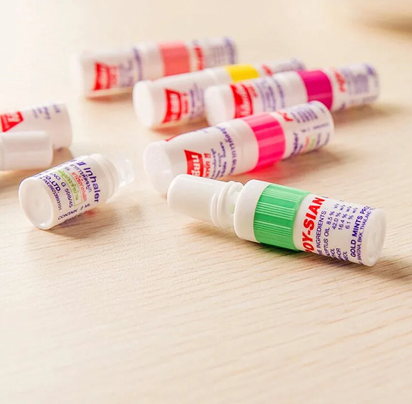 Hot Products 6 Pieces/lot Thailand Anti Fatigue Aspirator Nasal Inhaler