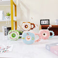 2023 New Design Creative Custom Logo Ceramic Mug with Handle 430ml Kids Gift Mugs Portable Cute Donut Coffee Mug